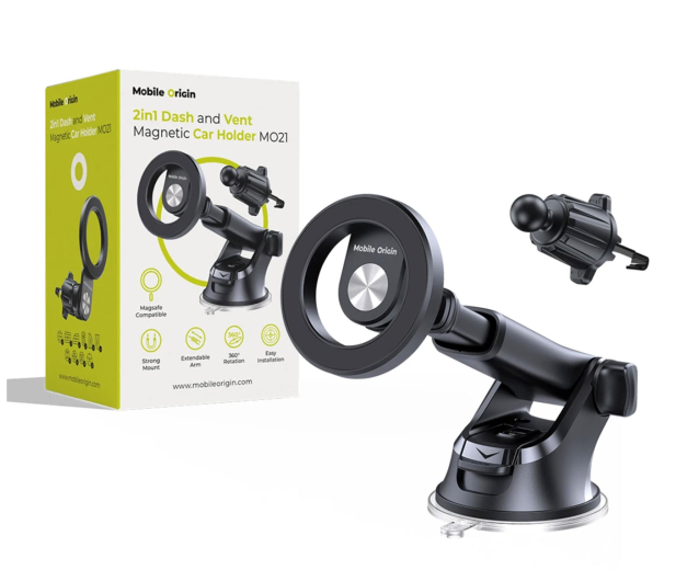 Mobile Origin 2in1 Dash and Vent Magnetic Car Holder MO21 MO-DAV-MCH - 1363051 - zdjęcie 6